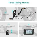 Heybike Mars Electric Bicycle Foldable 20" x 4.0 Fat Tire Electric Bicycle with 1000W Peak Motor，624WH Removable Battery and 50 Miles Max Range, Dual Shock Absorber for Adults - Image 4