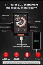 SAMEBIKE 27.5 inch Electric Bike with 48V 13AH Removable Lithium Battery Shimano Professional 7 Speed Gears and LCD Smart Meter, 500W Electric Bike for Adults Mountain Commuter Bike - Image 5