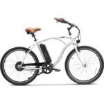 RIDE SWFT SWFT Fleet Cruiser Electric Bike for Adults - 500W Motor 46.8V 10AH Removable Battery - 20MPH 37 Mile Range Ebike - 20” Steel Frame E-Bike Bicycle w/LCD Control Display & Pedal Assist - Image 4
