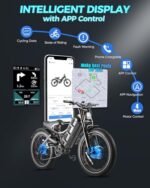 Romeo ProⅡ 3000W Electric Bike for Adults 44 Mph, 60Ah Long Range Ebike 120+Miles, 26 * 4.0 Fat Tire Electric Mountain Bike Upgrad Air Fork 4-Piston Brake App Control Ebike UL2849 - Image 4