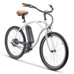 RIDE SWFT SWFT Fleet Cruiser Electric Bike for Adults - 500W Motor 46.8V 10AH Removable Battery - 20MPH 37 Mile Range Ebike - 20” Steel Frame E-Bike Bicycle w/LCD Control Display & Pedal Assist