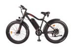DJ Fat Bike 750W 48V 13Ah Power Electric Bicycle, Matte Black, LED Bike Light, Suspension Fork and Shimano Gear - Image 3