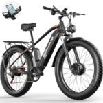 Electric Bike for Adult, Peak 2000W/2500W 35MPH Dual Motors Ebike for Men, 18Ah/19.2Ah 48V Built-in Battery E Bike, 26" Fat Tire E Bicycle Fit All Terrain 70Miles/85Miles, Dual Hydraulic Brake