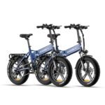 E300 Ebikes for Adults, 750W Electric Bike 30 Mph 48V 643Wh Removable Battery 50 Miles Max Range 20" x 4" Fat Tire Mountain Foldable Electric Bike for Snow Beach Commuting with 7 Speed