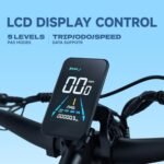 Electric Bike for Adults,2000W, 52V 23Ah Removable Battery, 37MPH, Range 60 Miles, 26 Inch Fat Tire Electric Bike Off-Road Electric Mountain Bike, 7 Speed Full Suspension - Image 4