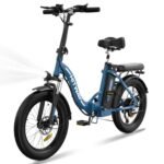 Electric Bike for Adults, 20" Fat Tire E Bike 750W 20MPH Removable Folding Electric Bike, 48V/14Ah Battery 55-120KM,All Terrain tire Electric Bicycles