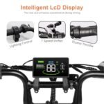 Cityscape 2.0 Electric Bike Peak1500W 48V 15AH Electric Bike for Adult, 28MPH 68Miles 20''×4.0" Fat Tire Front Basket E-Bike, Long Range Ebike for Adults Commuting Snow Beach,UL Certified. - Image 3