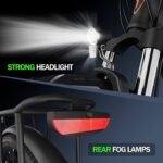 Totem Electric Bike for Adults - 750W Peak Motor Ebike with 374Wh Anti-Theft Li-ion Battery, 26" Electric Commuter Bike 20MPH, 7-Speed and Mechanical Locking Suspension Fork - Image 4