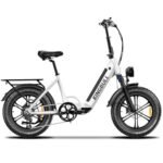 Kingbull Electric Bike, Peak 1000W Motor 48V 15Ah Electric Bike for Adults, 28MPH 60Miles Range Commuter Electric Bicycle, CST 20"x 4.0" Electric Bicycle