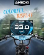 ANIIOKI eBike,Electric Bike,48/52V 60Ah Electric Commuting Bike,200Miles Long Range, Peak 1400W/1600W/2600W Power Ebike, Electric Bicycle for Adults - Image 7