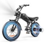 Ronson Electric Bike for Adults，Dual Motor Ebike，1000W/2000w Electric Bike，Fat Tire Ebike with 48V/20Ah/23Ah Battery，80 Miles Bike Electric,12-Speed E-Bike and Passed UL&GCC Certification