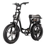 Cityscape 2.0 Electric Bike Peak1500W 48V 15AH Electric Bike for Adult, 28MPH 68Miles 20''×4.0" Fat Tire Front Basket E-Bike, Long Range Ebike for Adults Commuting Snow Beach,UL Certified.