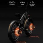 LANKELEISI Newest Dual Motors MTB, Shimano 7 Speed E-Bike Hydraulic Disc Brake, 90-100NM 20AH 2000W 26" Fat Tire Electric Bike 35MPH, Electric Bicycle for Adults - Image 3