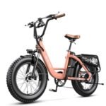 EUY Electric Bike for Adults for Pink