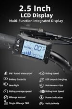 Electric Bike for Adults with 750W Brushless Motor 28MPH Commuting Electric Mountain Bike 48V Removable Battery 12V LED Headlight 4.0 Fat Tire Electric Bicycle for Snow/Beach/Flat/Mountain - Image 5