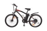 DJ Mountain Bike 750W 48V 13Ah Power Electric Bicycle, Matte Black, LED Bike Light, Fork Suspension and Shimano Gear - Image 3