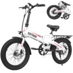 Gotrax 20" Folding Electric Bike with 40Miles (Pedal-assist1) by 48V Battery, 20Mph Power by 500W, Adult Electric Bicycle with 5 Pedal-Assist Levels& LCD Display, Suitable for Leisure Riding&Commuting
