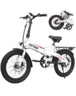 Gotrax 20" Folding Electric Bike with 40Miles (Pedal-assist1) by 48V Battery, 20Mph Power by 500W, Adult Electric Bicycle with 5 Pedal-Assist Levels& LCD Display, Suitable for Leisure Riding&Commuting