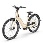 OKAI Stride Electric Bike, 25mph Power by 750W Motor, Removable Battery Up to 40 Miles, 7-Speed Drivetrain, 27.5" Tire, Electric Bike for Adults with 3 Pedal-Assist Levels, Bicycle for Women & Men