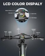 Suburban Electric Bike for Adults, 25MPH 65Miles Ebike, 1500W(Peak) Motor 720WH Battery Electric Bike, 26” x 4.0 Fat Tires Electric Mountain Bike, 7-Speed - Image 4