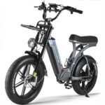 OUXI Electric Bike for Adults, Q8 Electric Bike with 750W Motor 48V 20Ah Removable Battery, 20''x 4.0 Fat Tire Electric Bike, 31MPH Commuter E Bike, Hydraulic Brake, 7 Speed, Electric Mountain Bike