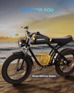 Electric Bike for Adults, 1500W 32MPH,48V 23AH,Max 75Miles Electric Motorcycle 20" Fat Tire Dirt Bike, 7-Speed E-Bike Dual Shock Absorber All-Terrain E Bike for Mountains, Snow, Sand, Road - Image 4