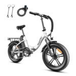 GL Electric Bike for Adults,Peak 1500W Foldable Ebike,28MPH 65Miles Folding Electric Bike with 48V 15AH Removable Battery,20" X 4.0 Fat Tire Electric Bike,7 Speed