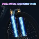 RCB E Bike Adults RK15, 26-inch Electric Bike with 12Ah Lithium Battery up to 90KM Long Range (Environmental Impact), 500W Motor, 7-Speed Electric Bikes Shock Absorbing Front Suspension - Image 4