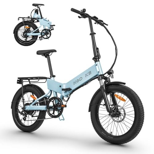 Version 1.0.0 KBO K Series K1 K2 Folding Electric Bike 500W, 5 Colors K Series E Bike, Up to 45 Miles Range Electric Bike for Adults, 48V 10.4AH, 20Mph, 280lbs Payload, UL2849 Certificated Foldable Ebike - Image 1