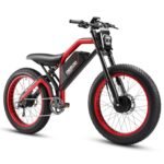 Ebikes Dual Motor, 52V/48V 25AH Removable Lithium Battery Electric Bike for Adults with 2000W/1200W Peak Power Dual/Single Motor 26''x4.0'' Spoke Fat Tire Electric Bike
