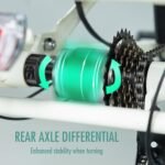 EMOJO Bull 8.5" Low Step Through Electric Tricycle for Adults Up to 100 Miles Long Range Ebike Trike with Differential 500W 7 Speed 20MPH Three Wheel Electric Bike - Image 3