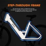 Cityone Electric Bike for Adults 26" Step-Through Ebike with 2.1" Tire,UL2849 Certified Built-in Removable Battery,Peak 750W Motor Ebikes with 7 Speed Commuter E Bicycle - Image 4