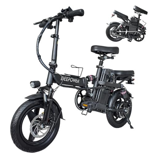 Version 1.0.0 Foldable Ebikes for Adults 400W Motor, 14 Inch City Commuter EBIKE,with MAX 48V 30AH Removable Battery 70 Miles, Multi-Shock Absorption,UP to 20MPH - Image 1