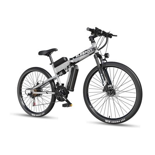 Version 1.0.0 Folding Electric Bike for Adults, 20MPH Foldable Ebike, 26" Tires Electric Mountain Bike with 500W Motor, Fast Electric Bicycle for Men and Women, E Bike for Commuting Riding - Image 1