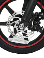 Electric Bike, Electric Bicycle with 18.6MPH Electric Bikes for Adults Teens E Bike with Pedals, 14" Waterproof Folding Mini Bikes with 374.4WH Battery, Dual Disc Brakes - Image 6