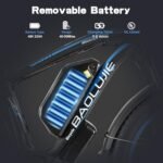 2000W Dual Motor Fat Tire Ebike - 35MPH Electric Bike for Men Women, 48V 23Ah Removable Battery, 80 Miles Adults Electric Bicycle with 21 Speed Gears Lockable Suspension for Off-Road Mountain Snow - Image 3