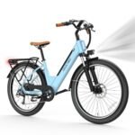 26" Electric Bike for Adults,1000W Motor Peak Ebike Max Long Range 70 Miles & 28 Mph by 48V Removable Battery,Commuter Fast E-Bikes,7-Speed Step Thru Electric Bicycles UL Certified