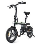 isinwheel U1 Electric Bike for Adults 750W Peak Motor, 20 mph Folding Ebike, 14" Adults Electric Bicycles with Smart Uphill, 280.8Wh Battery, 25 Miles PAS Range, Mini E Bikes for Adults and Teens