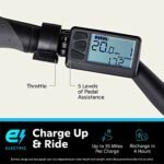 Schwinn Marshall Electric Hybrid Bike for Adults, Step-Though and Step-Over Aluminum Frame, 250W Motor, Removable Battery, 7-Speed, 27.5-Inch Wheels, Head and Tail Lights - Image 3