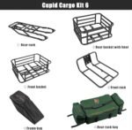 HEDONIC Cupid 1000W Electric Bike, 48V 30Ah Long Range Electric Bike Up to 110Miles 30MPH Full Suspension Ebikes with 20 * 3" Puncture Proof Tires, Hydraulic Brake, 7-Speed, Commuter Cargo EBike - Image 2