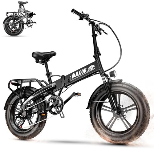 Version 1.0.0 Folding Electric Bike for Adults, 750W Motor(1000W Peak),30MPH, 60Mile,48V 12.8AH/15AH/20AH Battery,20" Fat Tire Foldable Electric Bicycle,Commuter Beach Snow E-Bikes,7-Speed… - Image 1