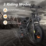 Spacewalk Small Electric Bike,16" Fat Tire Ebike,Compact Design,More Suitable for Riders Under 5'2", and Teenagers with 750W Motor, 21.7MPH with Removable 48V/15AH Battery,50-Miles Motorcycle - Image 4