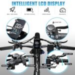 2000W Electric Bike for Adults, 26'' Fat Tire Beach Snow Electric Bicycle Dual Motor 23AH Removable Battery 33MPH Mountain Ebikes - Image 5