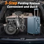 Z1 Electric Bike for Adults, Tomofree City Commuter Electric Bike 50 Miles, E Bikes for Adults Electric 1000w Motor, 3-Speed Electric Bicycles Enjoy Off-Road Riding with Rearview Mirror, LCD Display - Image 7