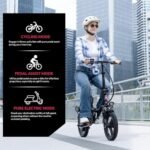 S14/S16 Electric Bike for Adults, Max 19/22 MPH Speed & 28/50 Miles Range (PAS), 500W/750W Peak Motor and Lightweight & Portable, Shock Absorbers Electric Bicycle, Foldable ebike for Adults - Image 7