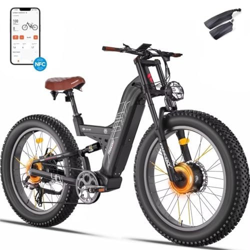 Version 1.0.0 FREESKY WARRIOR PRO Peak 2800w Dual Motor Electric Bike for Adults with APP Control, 38+mph 48V 25Ah SAMSUNG Cells Battery Electirc Mountain Bike, Full Suspension Fat Tire E Bike, Off-road E Bicycle - Image 1