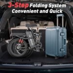 T1/Z1 Electric Bike for Adults, 16''/14'' Folding Ebike, Electric Bicycle with 48V 20Ah Removable Battery,25/30MPH City Commuter Electric Bike, 40Miles Range 200/330lbs Load - Image 7