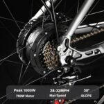 E·Bycco 29'' 1000W Motor Electric Bike for Adults 32MPH with 48V 17.5AH Battery Up to 65 Miles 7Speed Mountain Ebike, Pedal Assist Throttle Class 3 Electric Bicycle for Commuter E Bike - Image 2