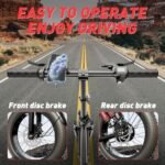 T1/Z1 Electric Bike for Adults, 16''/14'' Folding Ebike, Electric Bicycle with 48V 20Ah Removable Battery,25/30MPH City Commuter Electric Bike, 40Miles Range 200/330lbs Load - Image 6