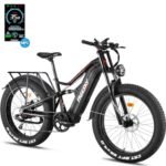 FREESKY Electric Bike for Adults 1800W, 48V 25Ah Samsung Cells Battery Adult Electric Bicycles, up to 35MPH &105 Miles Long Range Ebike, 26" Fat Tire Full Suspension Mountain Beach E Bike